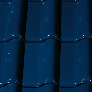 Tigla ceramica Futura - Albastru inchis smaltuit