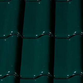 Tigla ceramica Futura - Verde inchis smaltuit
